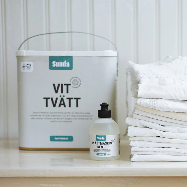 Sunda Pulver Vittvätt 260 tvättar