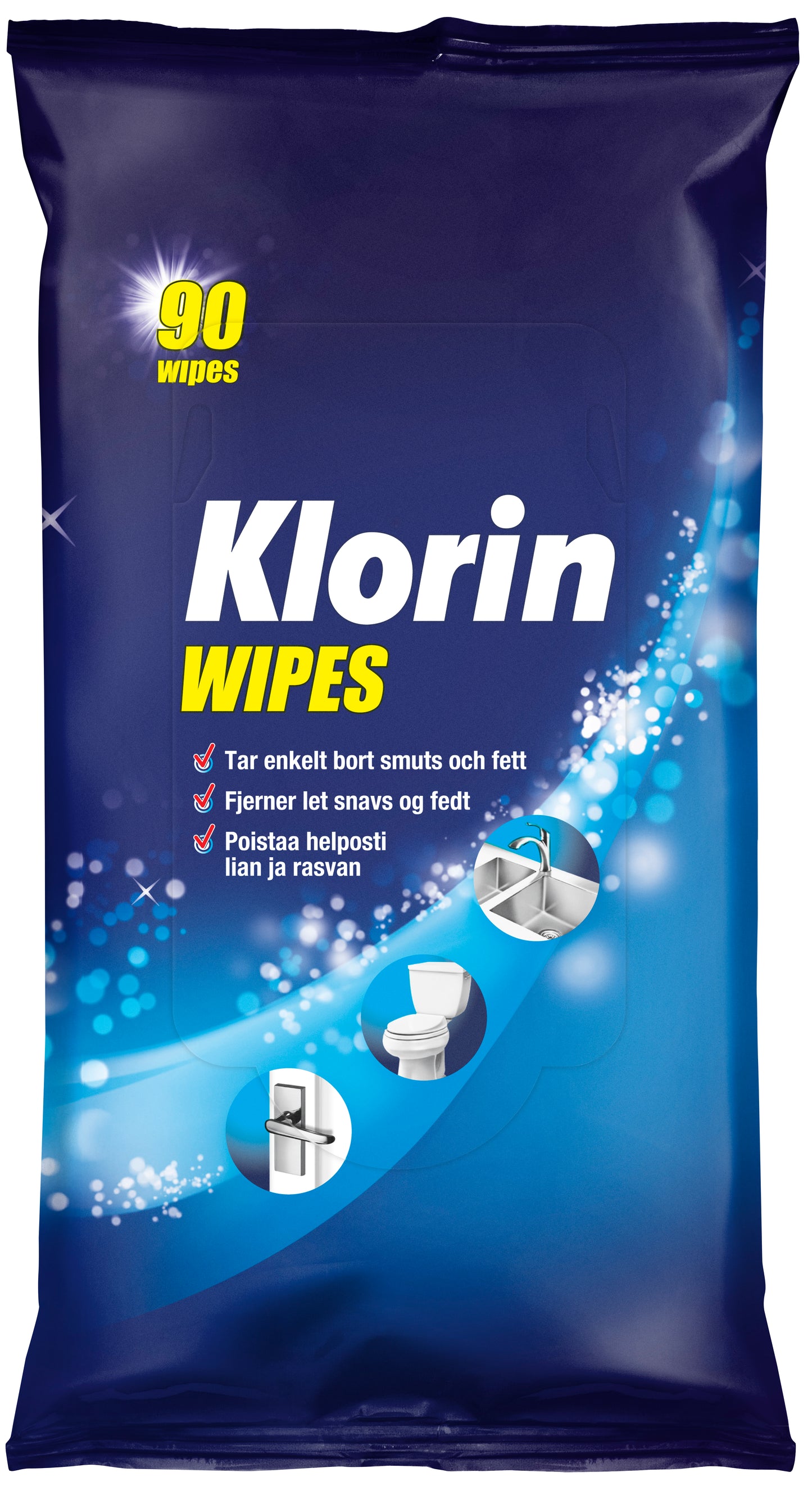 Klorin Wipes 90st