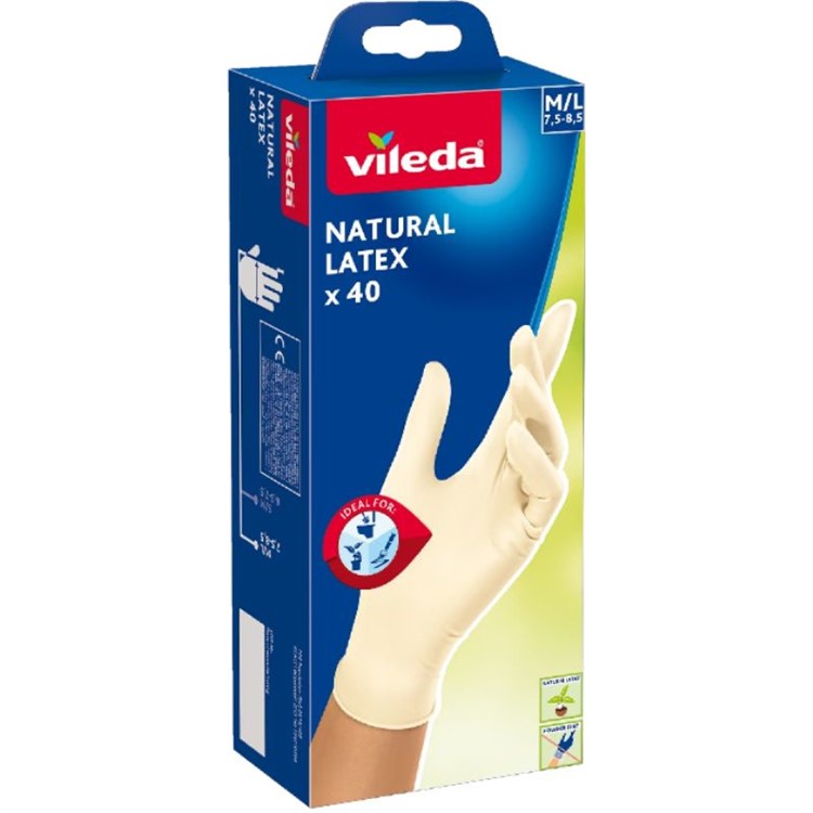 Vileda Natural Latex 40-Pack