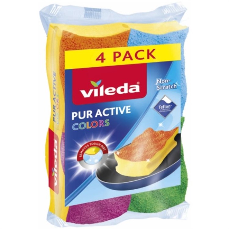 Vileda Skrubbsvampar 4-Pack