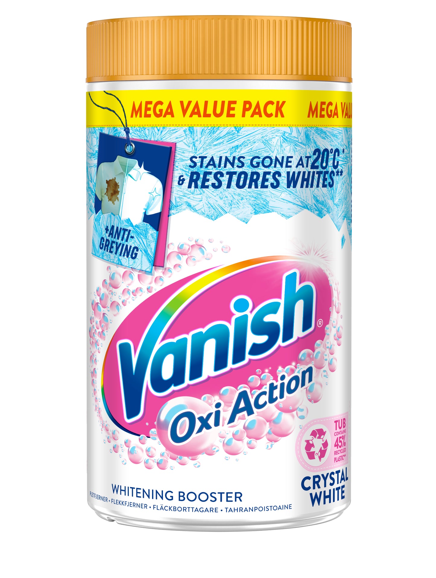 Vanish Oxi Action Whitening Fläckborttagning 1,5kg