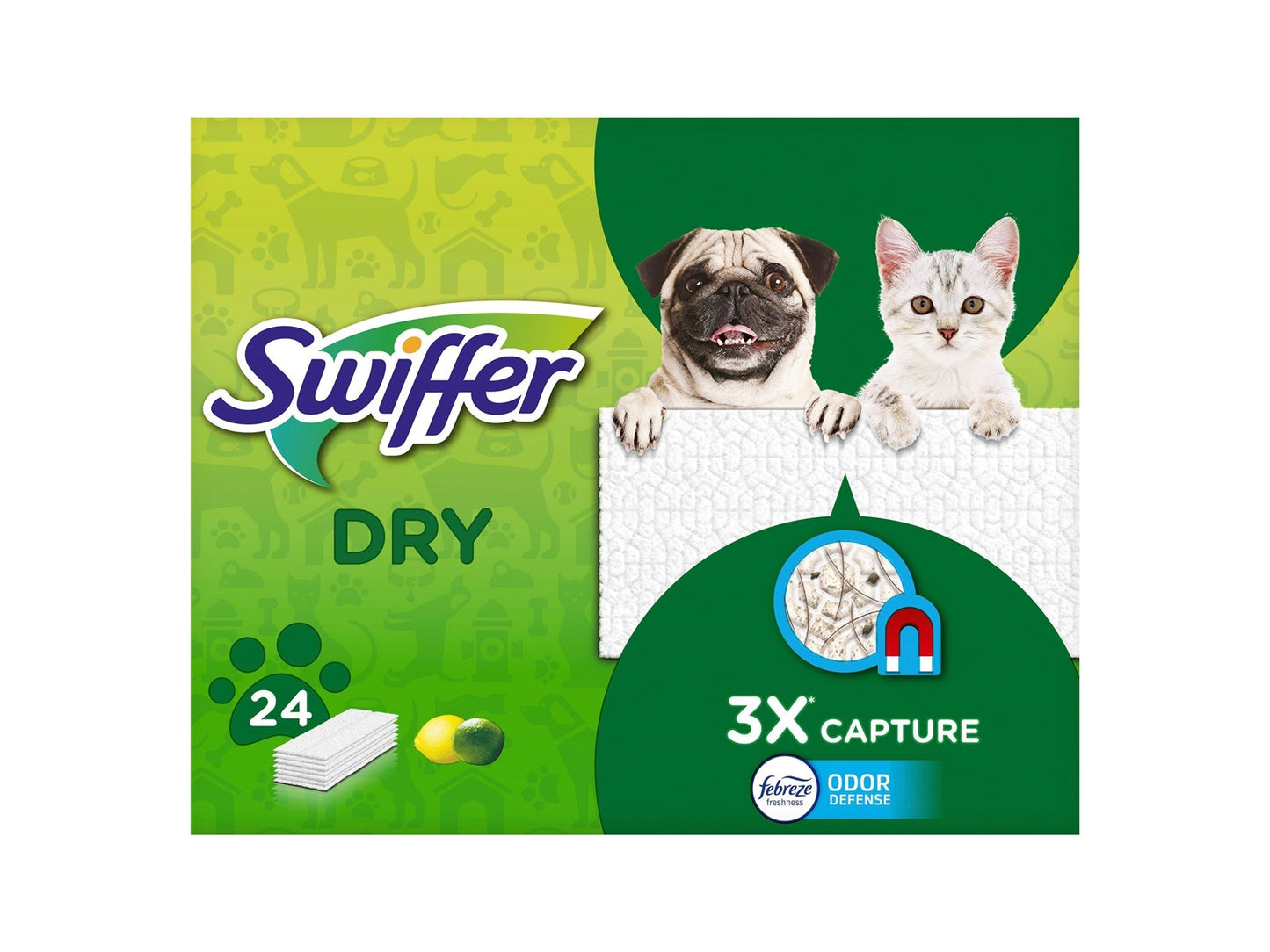 Swiffer Sweeper Torra Rengöringsdukar Husdjur Refill 24st