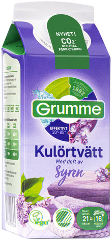 Grumme Flytande Kulörtvätt Syren 750ml