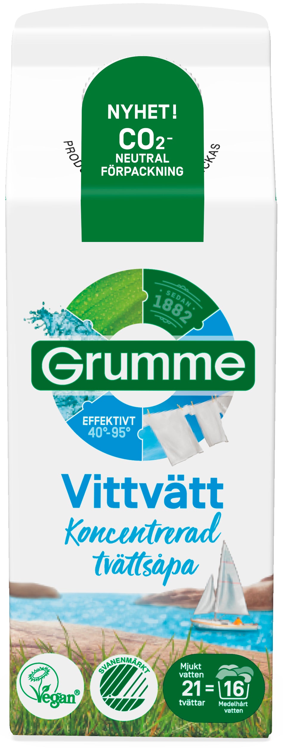 Grumme Flytande Vittvätt 750ml