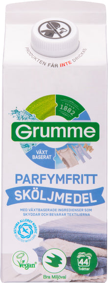 Grumme Sköljmedel Parfymfritt 750ml