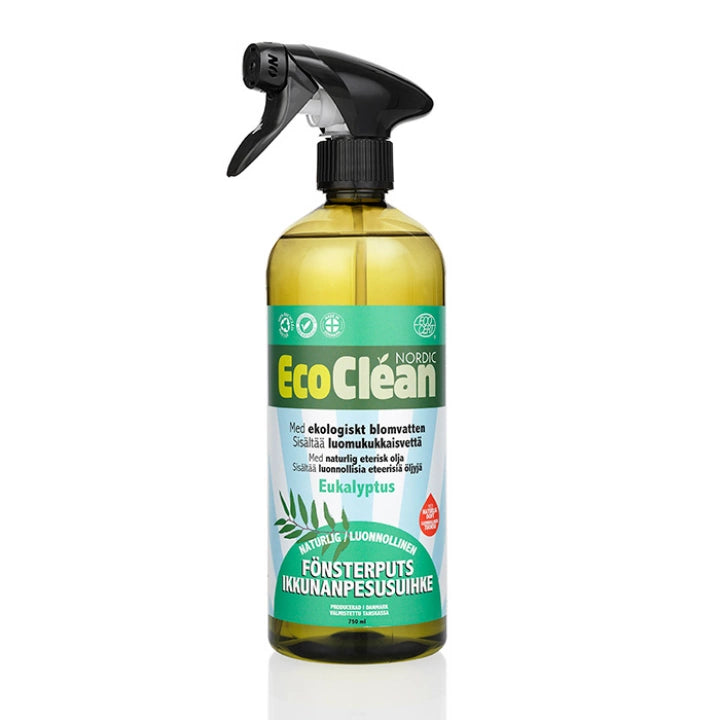 EcoClean Fönsterputs Eucalyptus 750ml