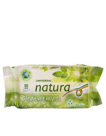 Natura Våtservett Universal, Plastfri 60-Pack