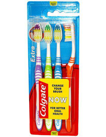 Colgate Tandborste Extra Clean Medium 4-Pack