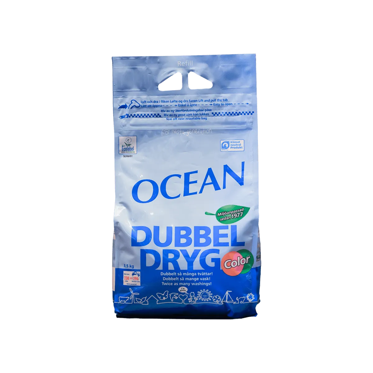 Ocean Dubbeldryg Refill Parfymerad 3,5kg